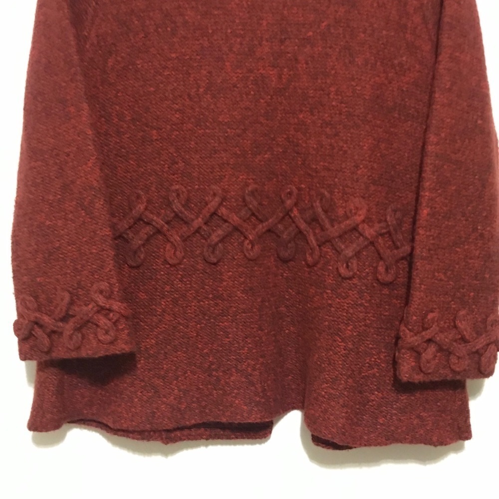Pendleton Knit One Button Maroon Cardigan - Picture 9 of 11